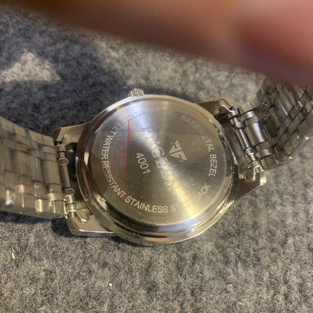 Đồng hồ FNGEEN mặt xanh đính đá [Có lịch ngày] dây thép không gỉ, đồng hồ thời trang nam cao cấp | BigBuy360 - bigbuy360.vn