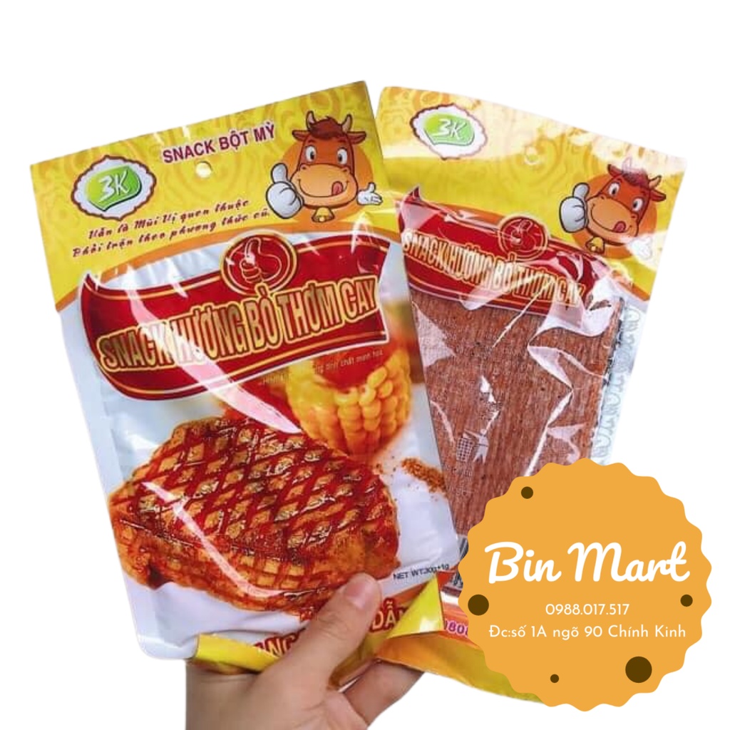 Combo 2 gói snack hương bò thơm cay