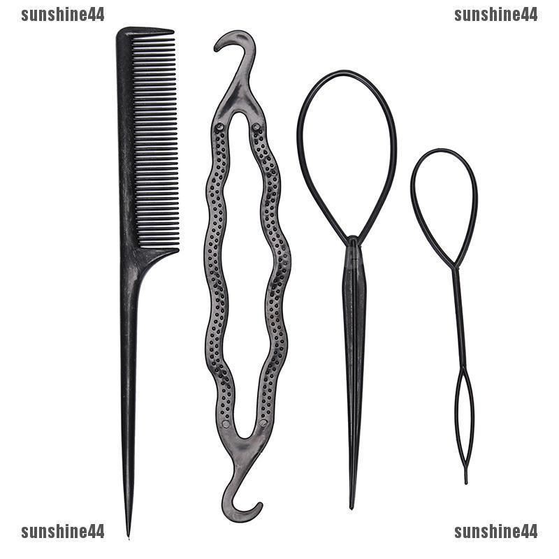 [Mã FAMARAL1 giảm 10K đơn 50K]sét 4 dụng cụ búi tóc thần thánh