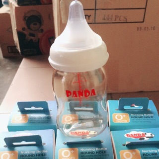 Bình sữa Panda núm vú siêu mềm 160ml