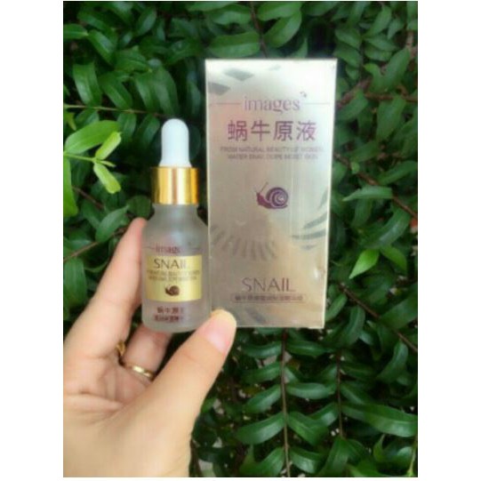 Serum Dưỡng Trắng Tái Tạo Mịn Da Ban Đêm SNAIL IMAGES 15ml