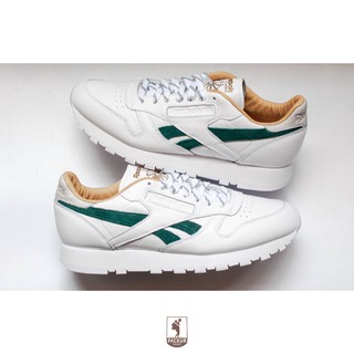 Giày Reebok Classic Leather (Trắng/Xanh Rêu) / FX1715