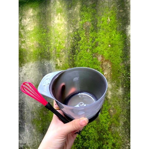 Bộ 3 Phụ kiện hộ trợ nhuộm bát  +  Chổi vào thuốc + Cây dánh màu, Dụng cụ hộ trợ  nhuộm tẩy uốn ép
