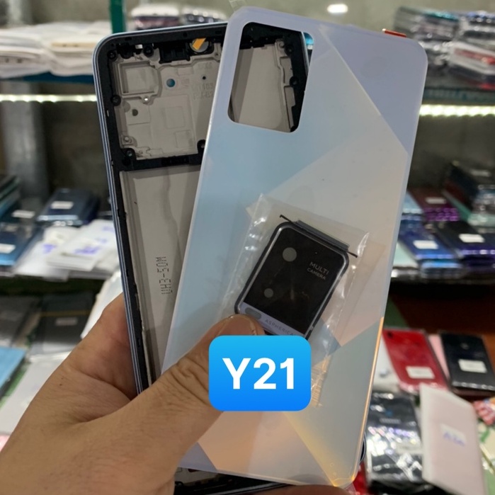 Bộ vỏ điện thoại zin hãng vivo Y21 / Y21s / Y33s Gồm xương, lưng, phím bấm, kính camera