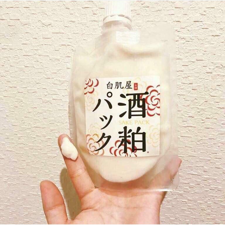📍📍📍TẶNG QUÀ + GIẢM SHOCK : MẶT NẠ Ủ TRẮNG BÃ RƯỢU SAKE GIẢM TÀN NHANG - NÁM - GIÚP DA TRẮNG SÁNG 💯💯💯