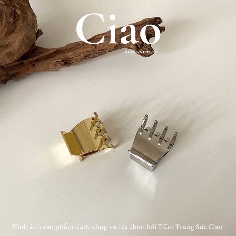 [NEW ITEMS] Kẹp càng cua kim loại trendy phong cách Hàn Ciao accessories