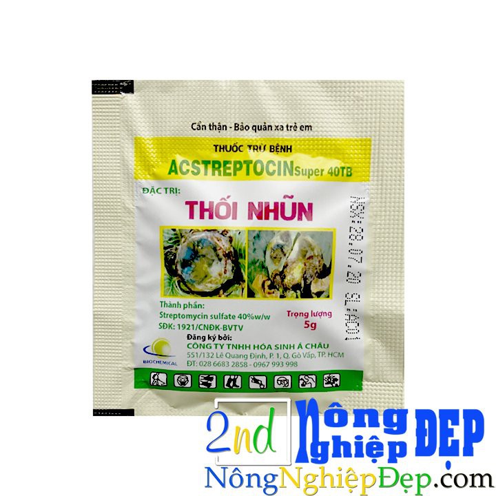 Viên Trị thối Nhũn Acstreptocin 5g