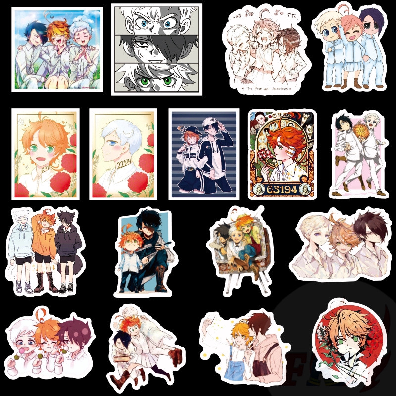 ❉ The Promised Neverland - Series 02 CloverWorks Anime Stickers ❉ 50Pcs/Set Fashion DIY Decals Doodle Stickers