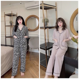 pizama cánh dơi, pijama lụa mango tay cánh dơi  sang chảnh [livetream]