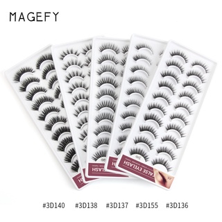 Bộ 10 cặp lông mi giả MAGEFY 3D