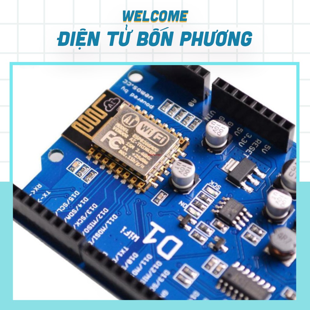 Arduino shield WIFI ESP8266 , KÍT Phát Triển ESP8266