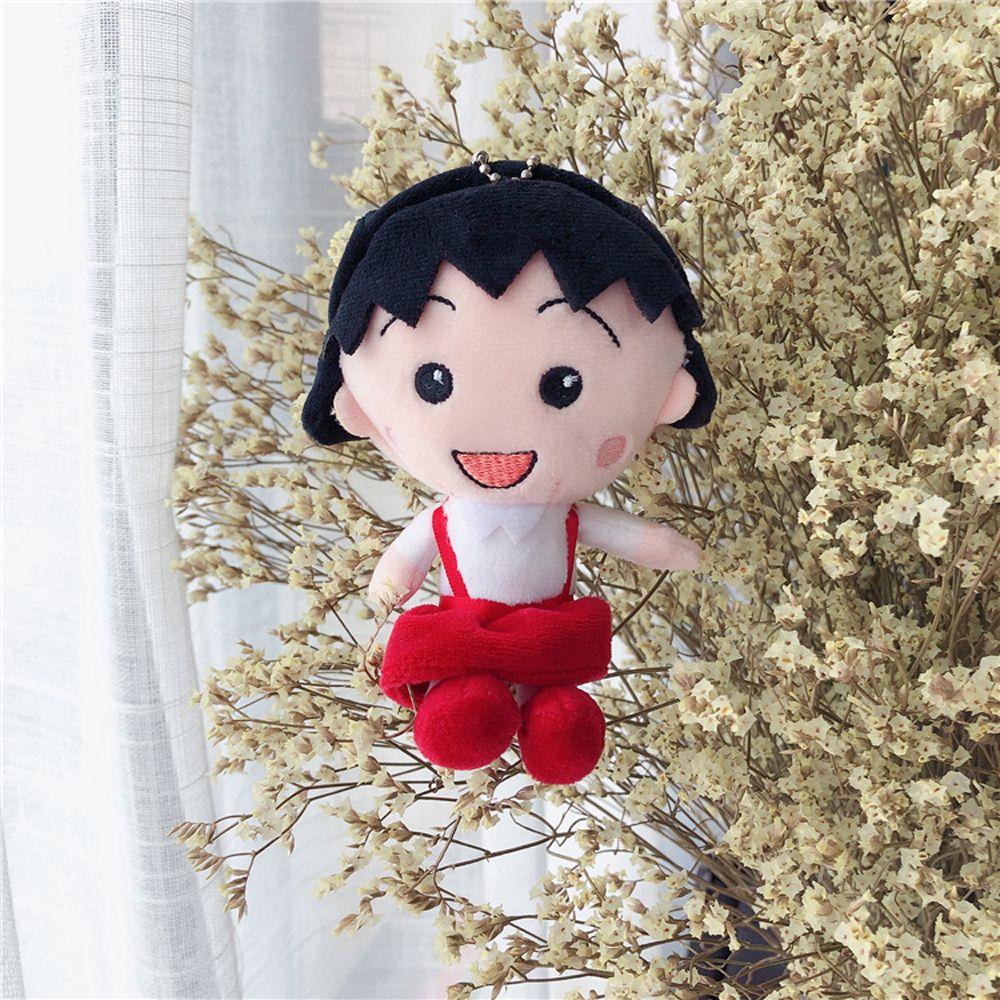 Móc Khóa Hình Chibi Maruko Chan Nhồi Bông Xinh Xắn