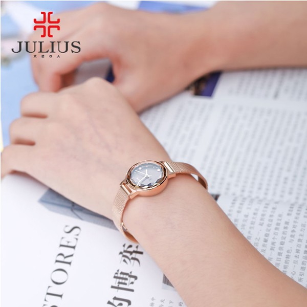 [Mã FARSBRT52 giảm 20% đơn từ 249K] ĐỒNG HỒ NỮ JULIUS HÀN QUỐC CHÍNH HÃNG JA-917C JU1148 (VÀNG ĐỒNG)