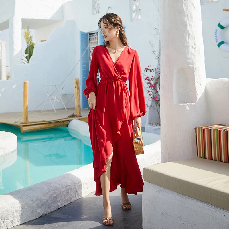 Đầm Maxi Dài Hở Lưng Gợi Cảm Cho Nữ | BigBuy360 - bigbuy360.vn