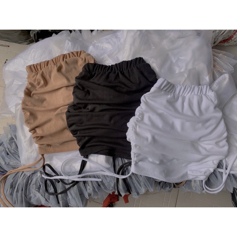 CHÂN VÁY RÚT DÂY THUN GÂN + PORIP