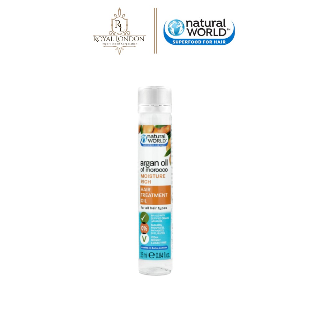 Dầu dưỡng tóc Argan oil of Morocco NATURAL WORLD 25ml | BigBuy360 - bigbuy360.vn