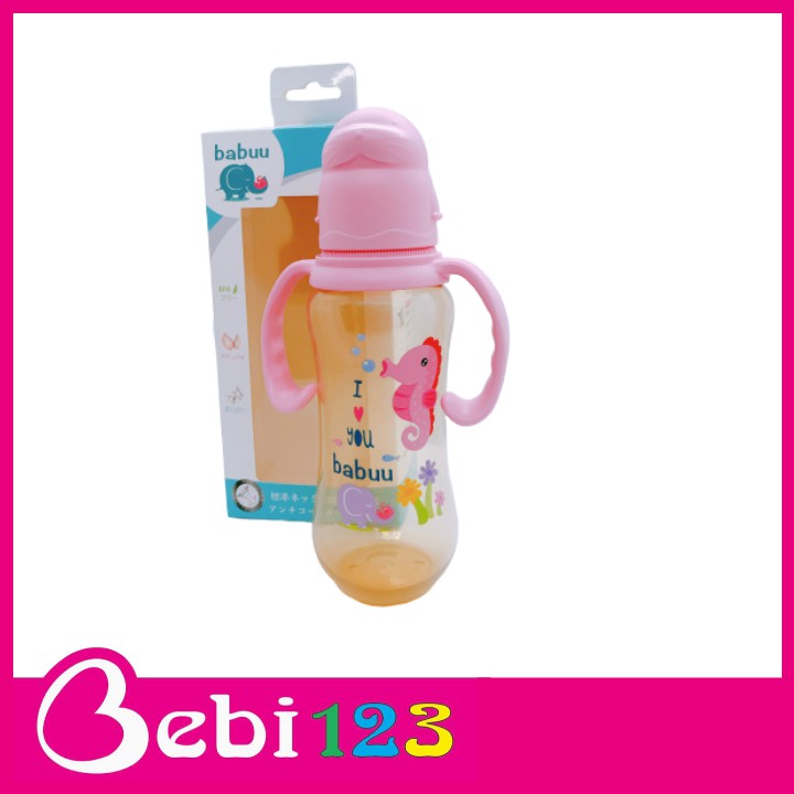 Bình sữa nắp hình thú Babuu Nhật Bản 120ml và 240ml cho bé