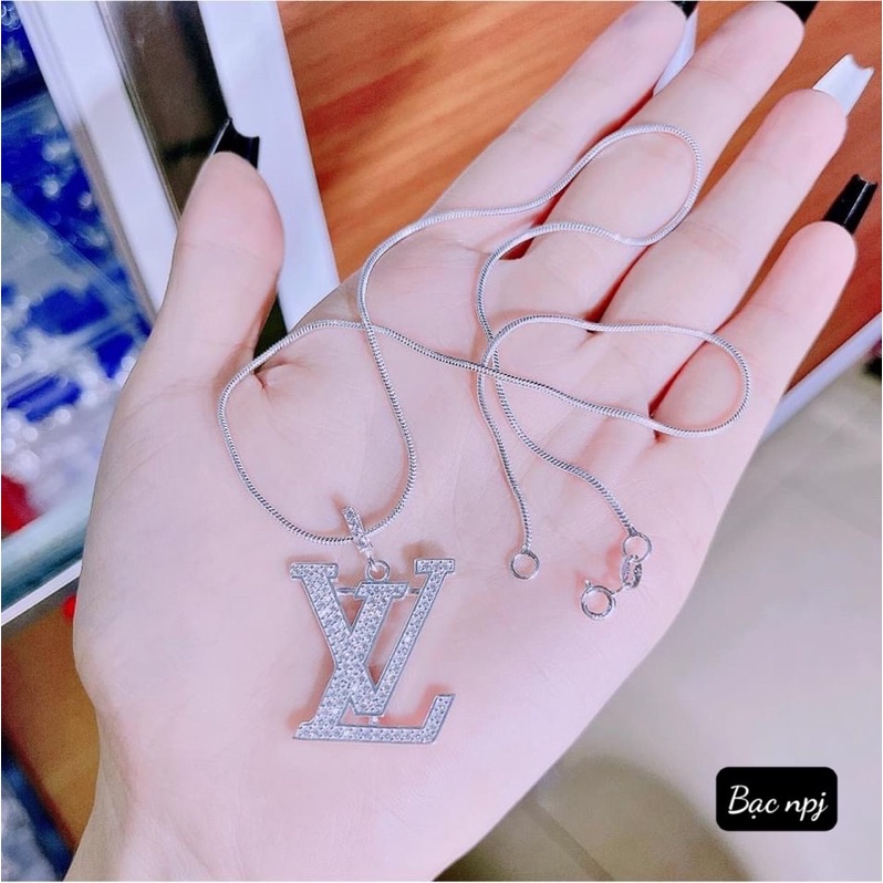 Dây chuyền BNP mì LV SIÊU HOT ,Vòng cổ cho nữ Bạc Ta