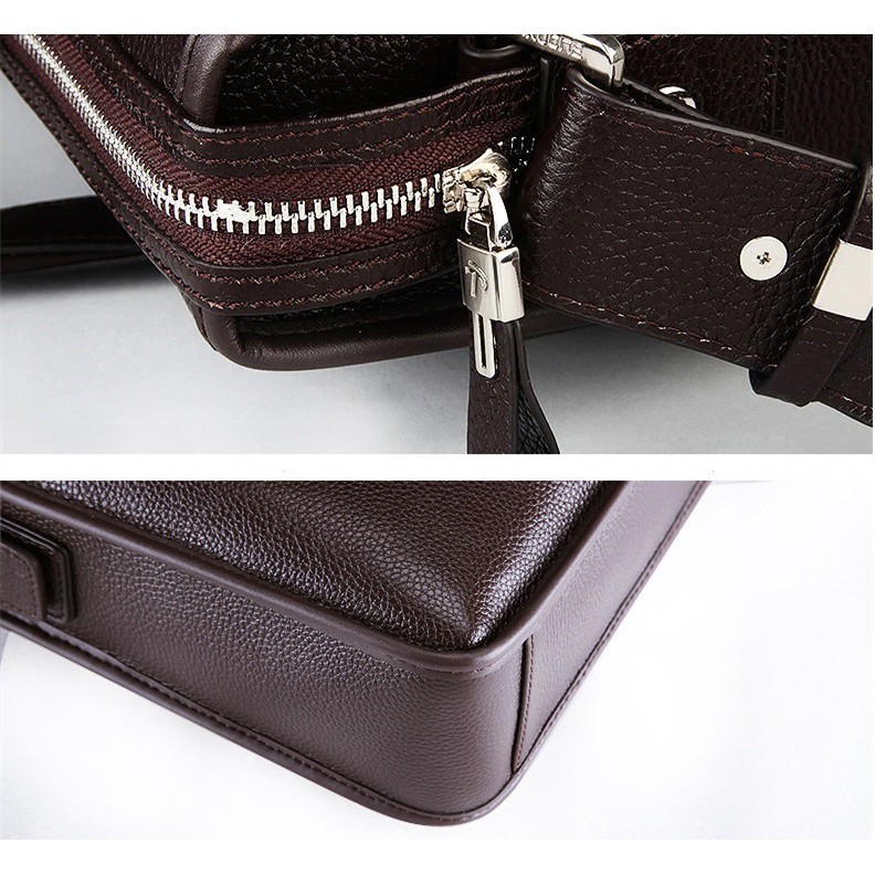 cặp da thật P.KUONE 001 chính hãng 🔆😉 | BigBuy360 - bigbuy360.vn