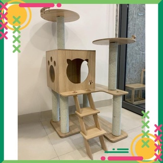 NXG137 Nhà cây cho mèo mẫu 02 - Cat tree (Có sẵn)