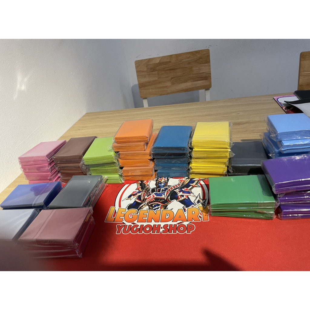 [Rẻ Nhất Thị Trường] Sleeve Bọc Bài 62*89mm - Đủ Màu Sắc Cho Yugioh, Pokemon, Vanguard - Theo Tiêu Chuẩn Chính Hãng