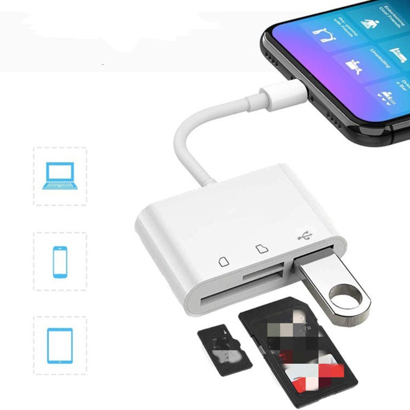 Đầu Đọc Thẻ Nhớ TF SD Chuyển Đổi USB 3.1 Sang OTG Cho Bàn Phím Và Chuột