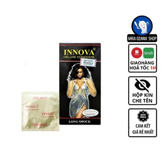 Bao Cao Su Gai INNOVA Kéo Dài Thời Gian Quan Hệ, Gai Đen Xuất Xứ Malaysia Hộp 3 Chiếc