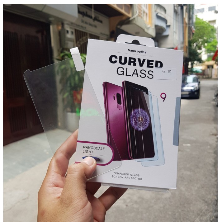 Kính cường lực full keo UV dành cho LG V30
