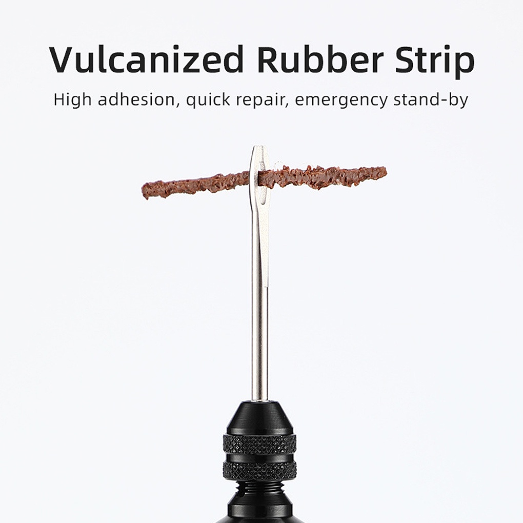 Road Tubeless Tire Aluminum Alloy Repair Kit Bike Tyre Puncture Anti-slip Repairing Rubber Strips Set Cycling