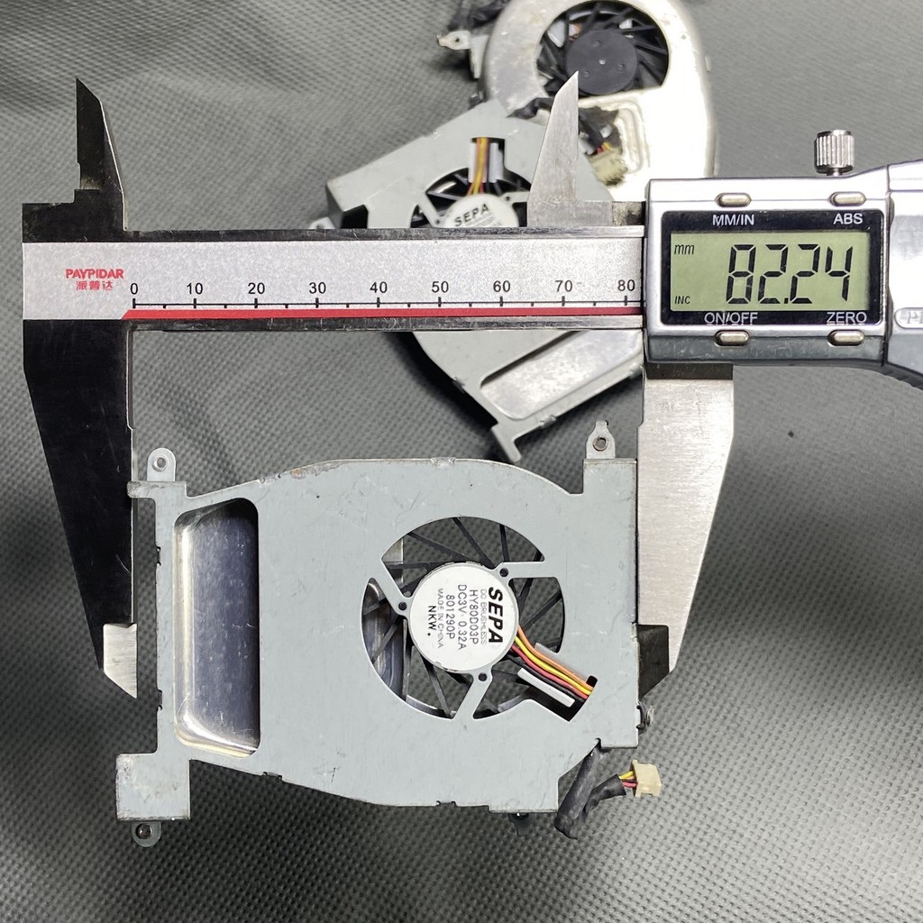 QUẠT SÒ 6 cm x 8.2cm SEPA. 3V 0.32A. HY80D03P