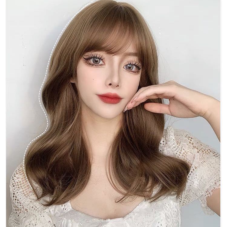 Tóc giả nữ đẹp ❤FREESHIP❤ cả đầu xoăn dợn 2204