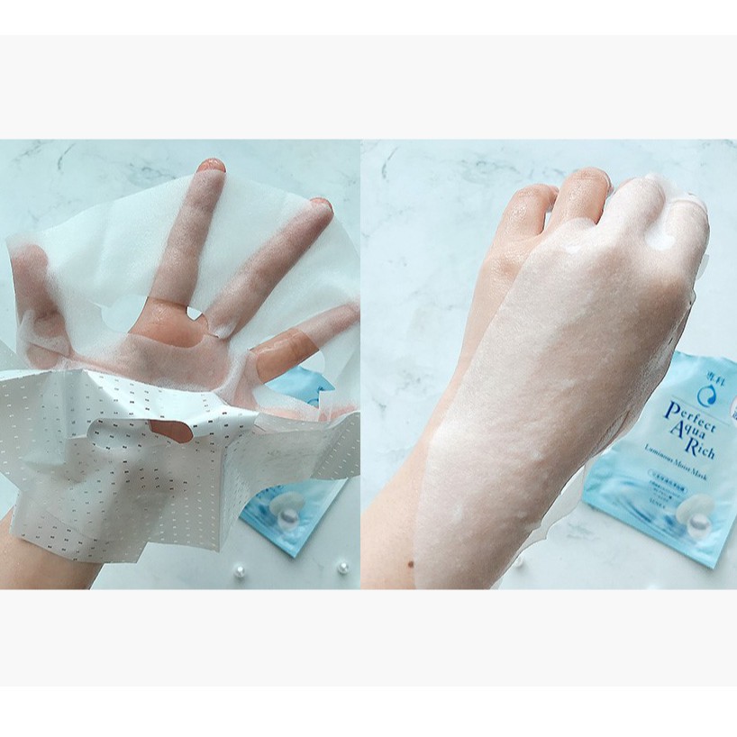 Mặt nạ Senka Perfect Aqua Rich Mask Luminous Moist