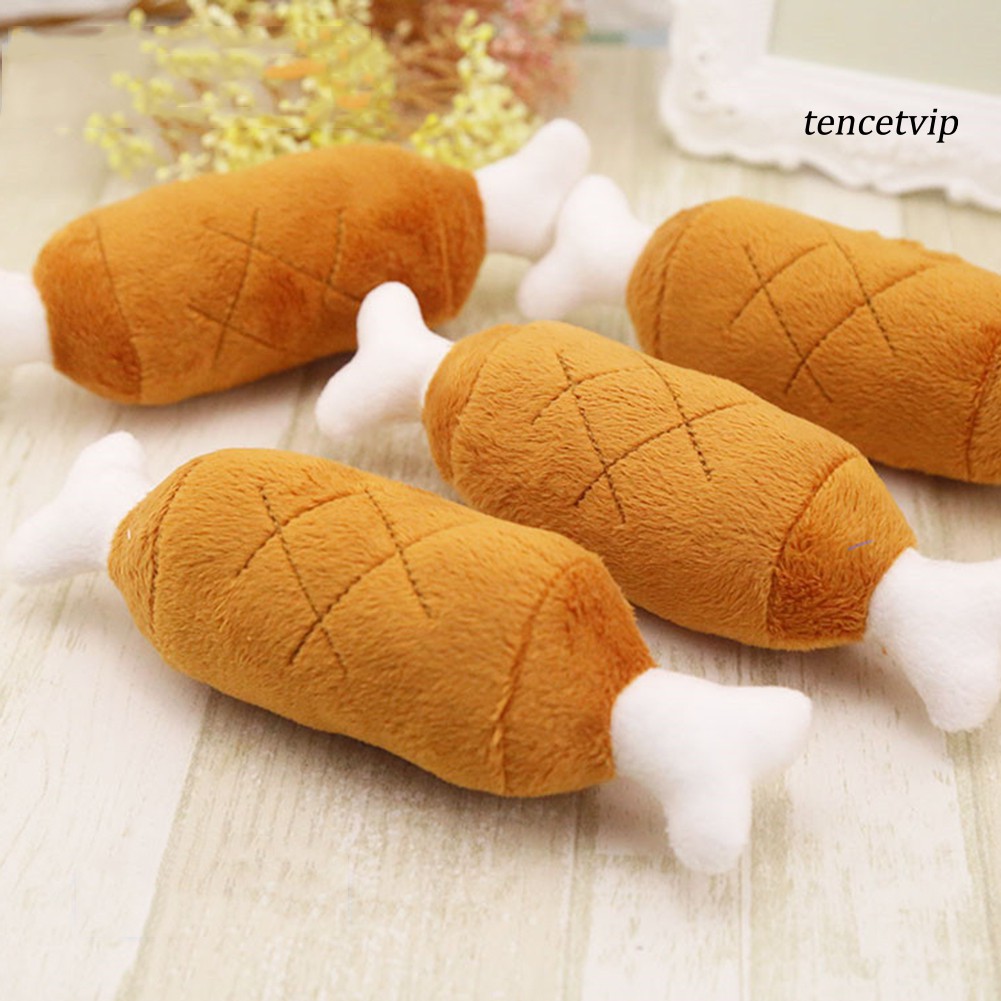 Đồ Chơi Nhồi Bông Hình Đùi Gà Vui Nhộn Dành Cho Bé