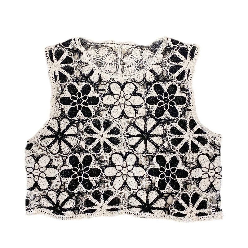 Áo Croptop Ren Không Tay Thời Trang Mùa Hè Dành Cho Nữ