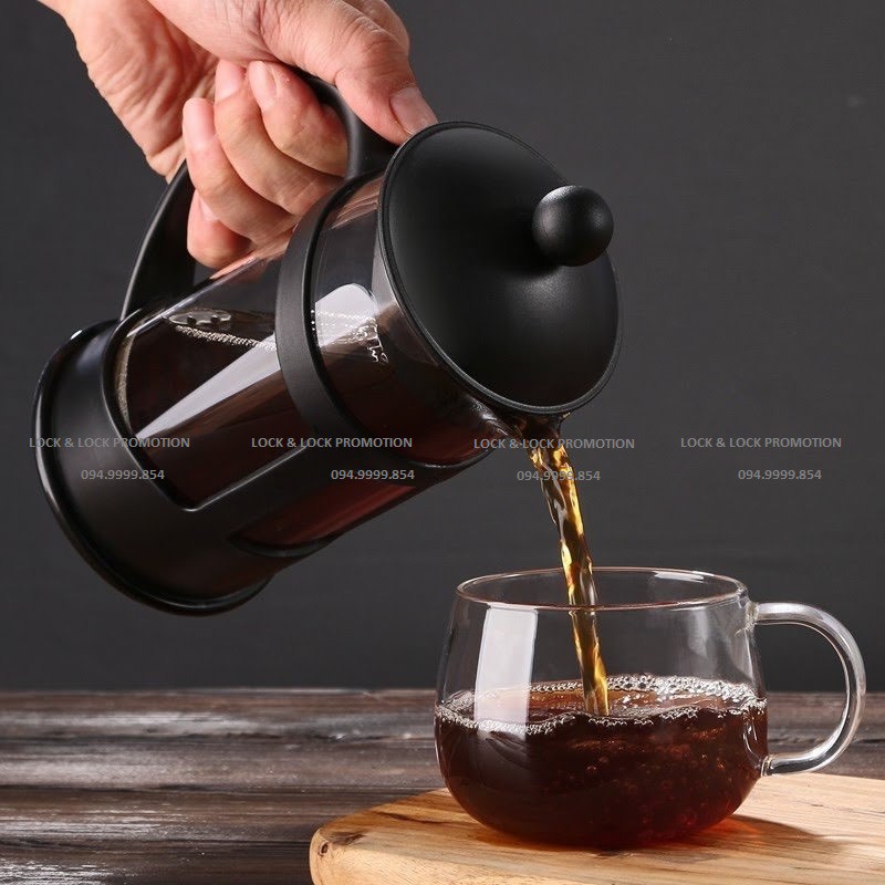 Bình pha trà cafe French Press Lock&amp;Lock, 800ml - LLG018