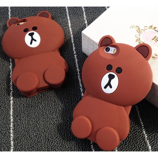 Ốp gấu nổi Brown 3D siêu dễ thương.