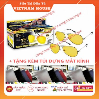 🔴ĐANG SALE - KÍNH MẮT NHÌN XUYÊN ĐÊM + TẶNG KÈM TÚI ĐỰNG KÍNH CỰC HOT.