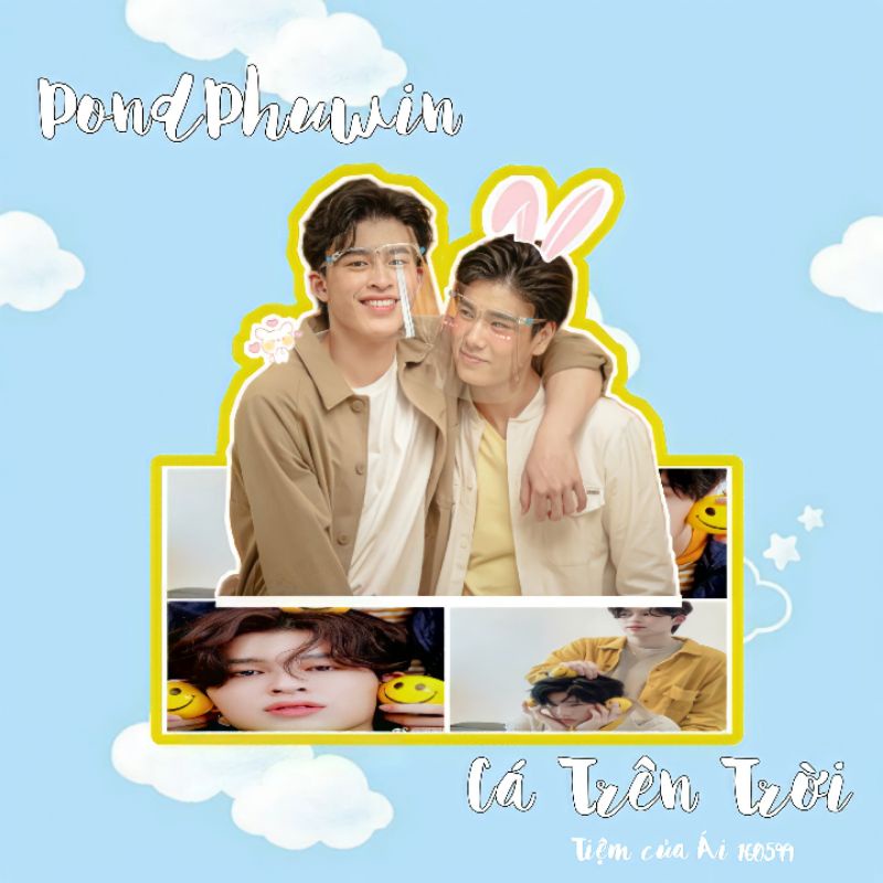 Standee thần tượng PondPhuwin, BounPrem, YinWar, BibleBuild, Mile Apo, JoongDunk ,vv siêu đáng yêu