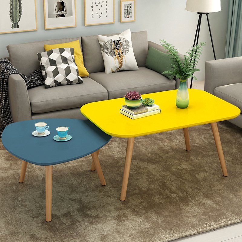 𝐁𝐚̀𝐧 𝐭𝐫𝐚̀ 𝐜𝐡𝐮̛̃ 𝐧𝐡𝐚̣̂𝐭 vân đá ngồi bệt hoặc ngồi cao với ghế Sofa phong cách Bắc Âu làm bàn trà, bàn học, bàn sofa