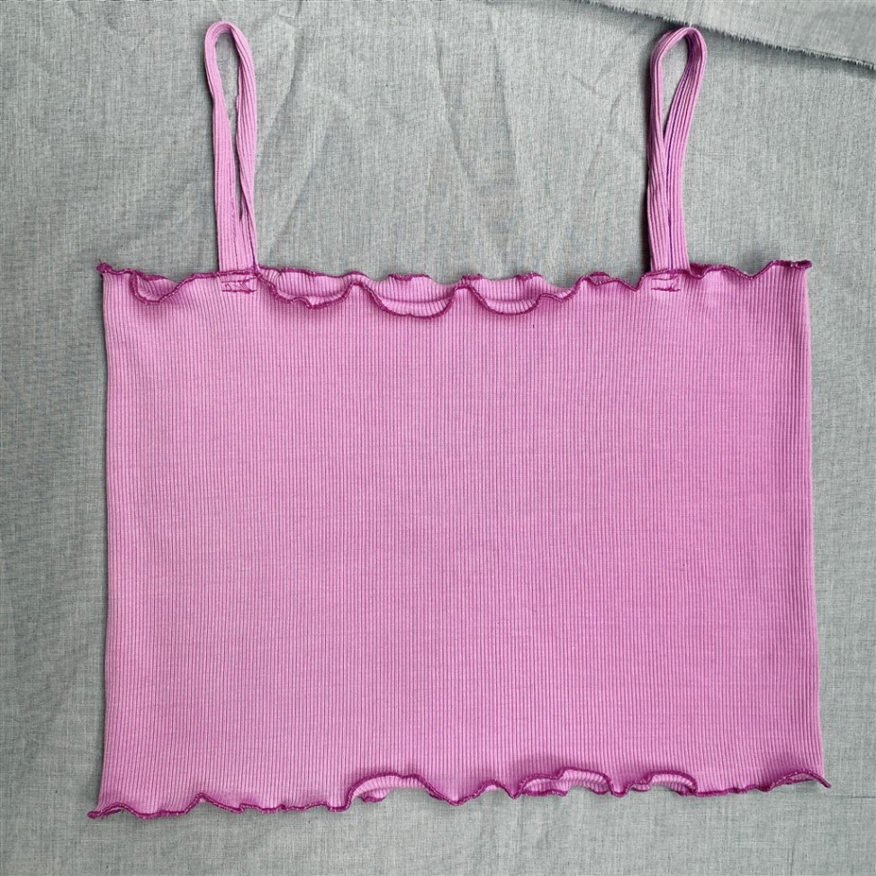 Áo hai dây croptop bigsize CRA019-BIG màu đen / trắng / tím