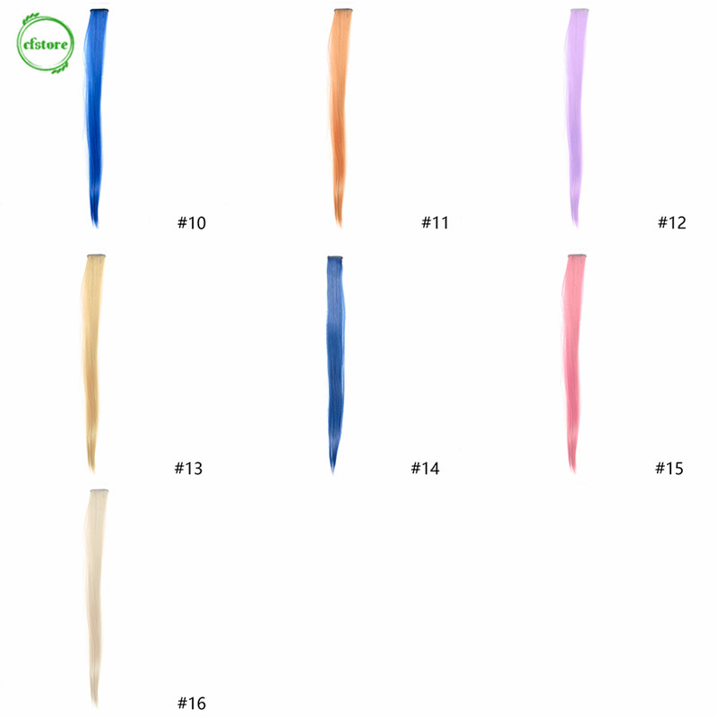 (Hàng Mới Về) Tóc Giả Nhuộm Màu Cá Tính Thời Trang