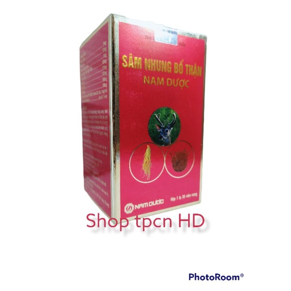 Sâm nhung bổ thận Nam Dược dùng cho cả nam và nữ bị thận hư, thận yếu, tiểu đêm nhiều, tóc bạc sớm ...