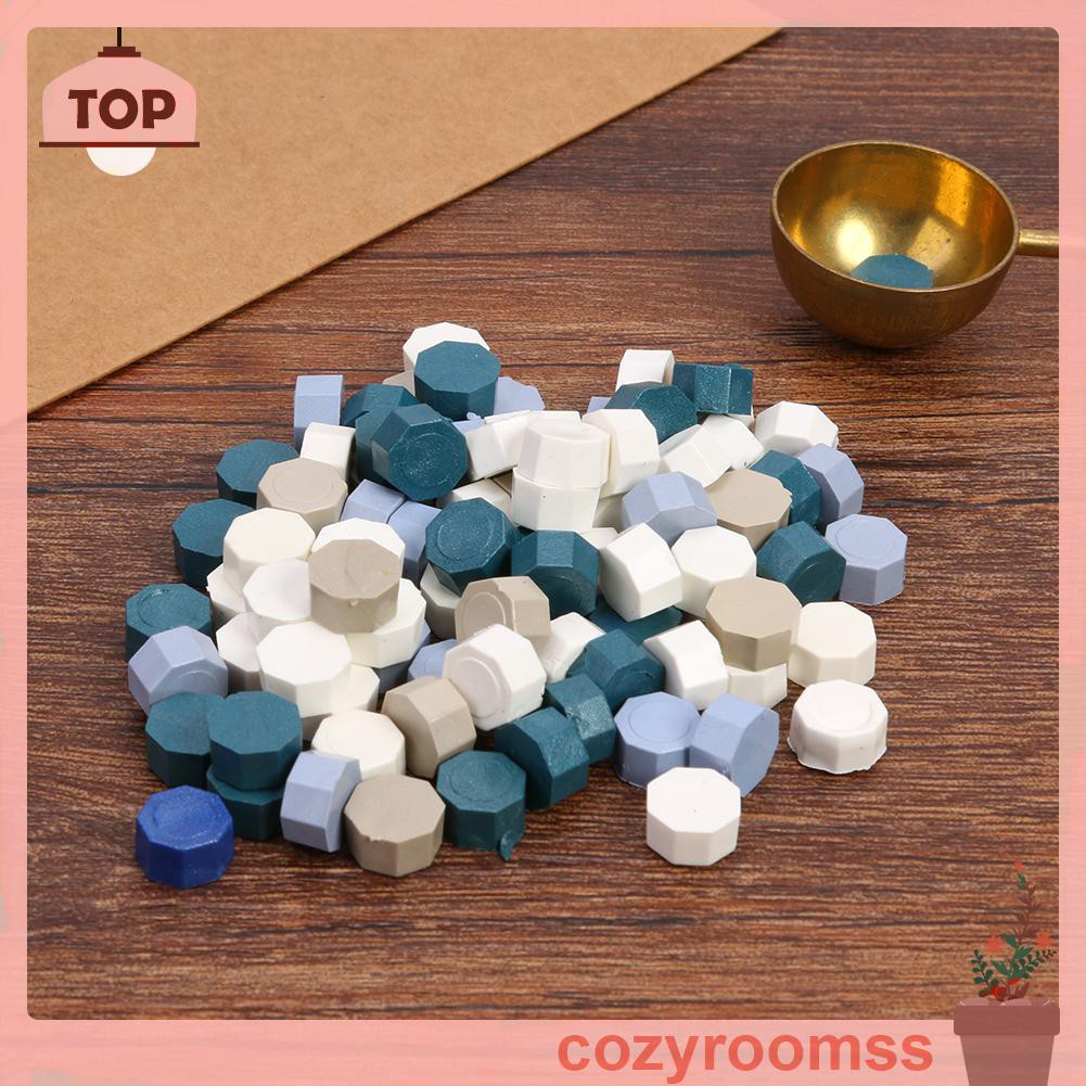 Set 100 Viên Sáp Cổ Điển Làm Con Dấu Niêm Phong Trang Trí Phong Bì
