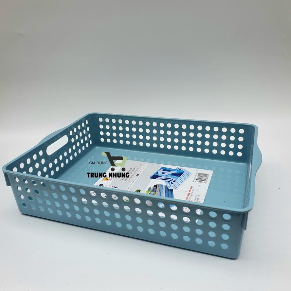 Khay đựng tài liệu, khay nhựa chữ nhật Việt Nhật