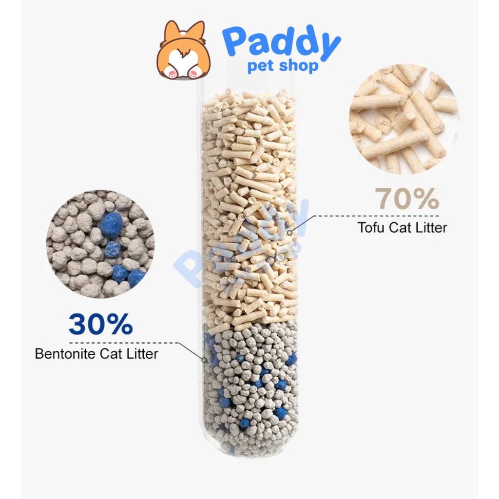 Cát Vệ Sinh Mèo Cature Bentonite Mix Đất Sét &amp; Đậu Nành 7L