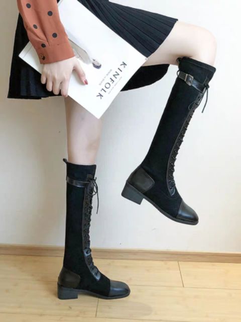 Order boots đùi da lộn dành cho mùa đông mới nhất 2019, hàng quảng châu loại đẹp | BigBuy360 - bigbuy360.vn
