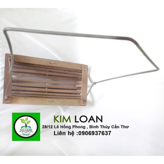 Combo 2 chậu lan gỗ xích đu 27x16cm