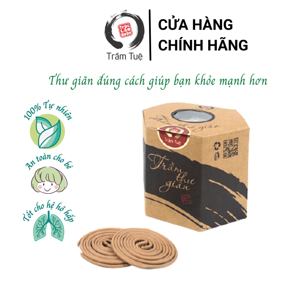 Trầm khoanh thư giãn, 100% NGUYÊN CHẤT, Khoanh trầm hương, không hóa chất độc hại, thơm nhẹ, dịu ngọt
