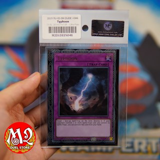 Thẻ bài yugioh DUDE-EN046	Typhoon - Ultra Rare -  Bảo quản M2SCCQ-LITE