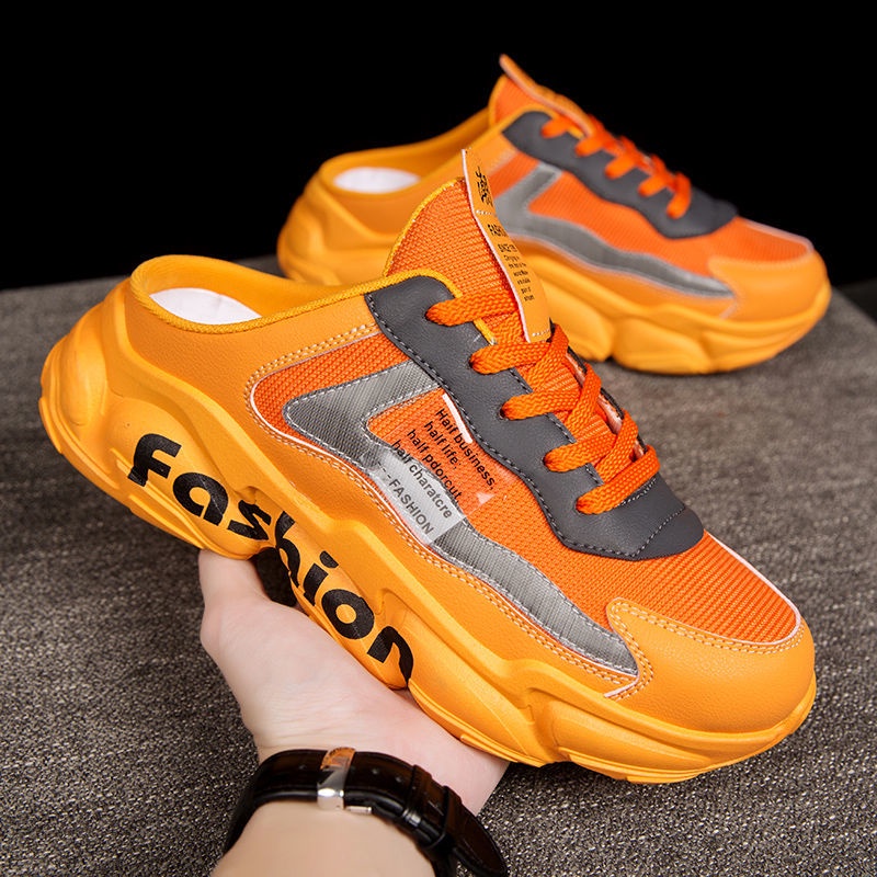 Giày Thể Thao Phối Lưới Thoáng Khí Chống Trượt Thời Trang Mùa Hè 2022 Cho Nam